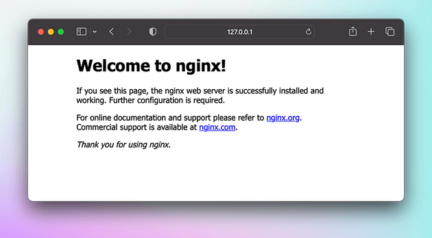 nginx on Minikube